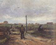 Vincent Van Gogh Outskirts of Paris (nn04) oil painting on canvas